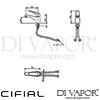 Cifial 32400NP U Podium Mono Basin Mixer Tap Dimensions